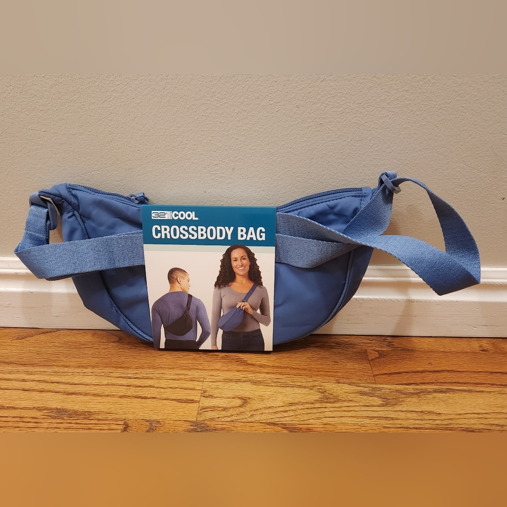 Unisex Crossbody Water Resistant Bag Blue